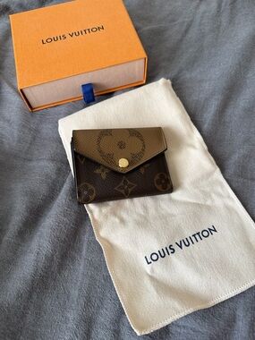 Louis Vuitton Monogram Canvas Trifold Wallet in Brown and Gold